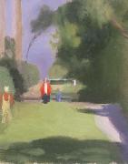 Clarice Beckett Out Strolling Sweden oil painting artist